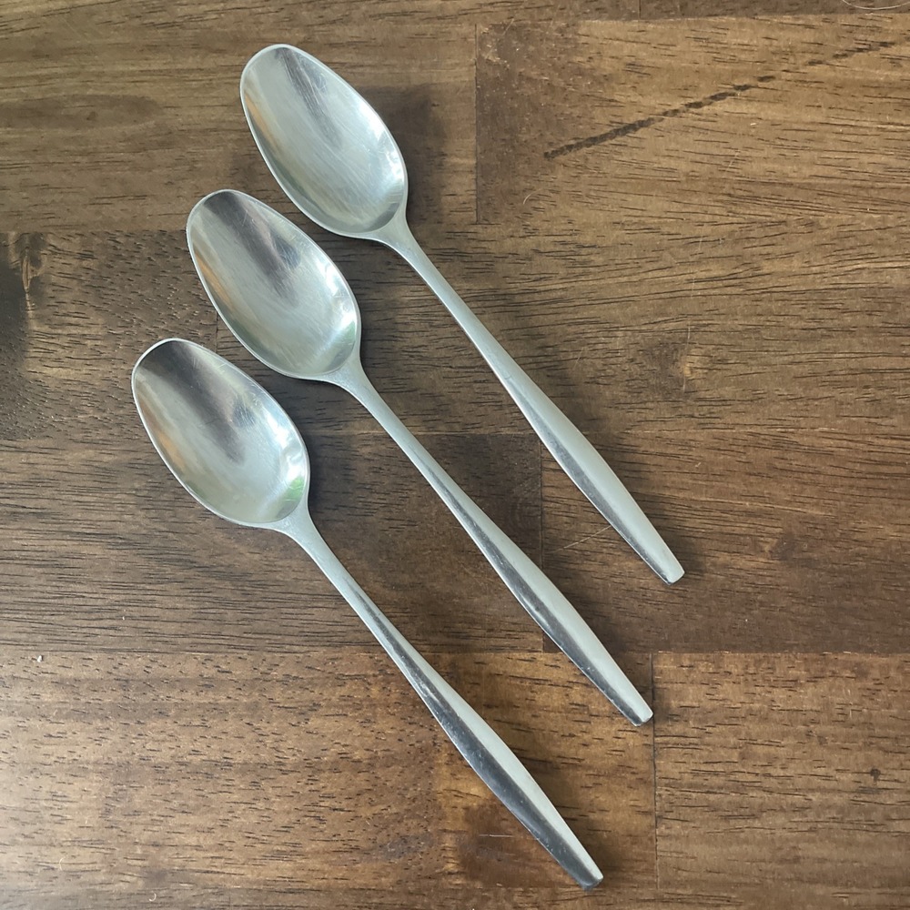 Dansk Germany VARIATION V Set of 3 Soup‎ Spoons 8 1/8 " IHQ Stainless Flatware